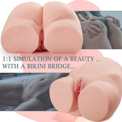 10.83 Well-Excerised Girl Pussy And Ass Masturbator