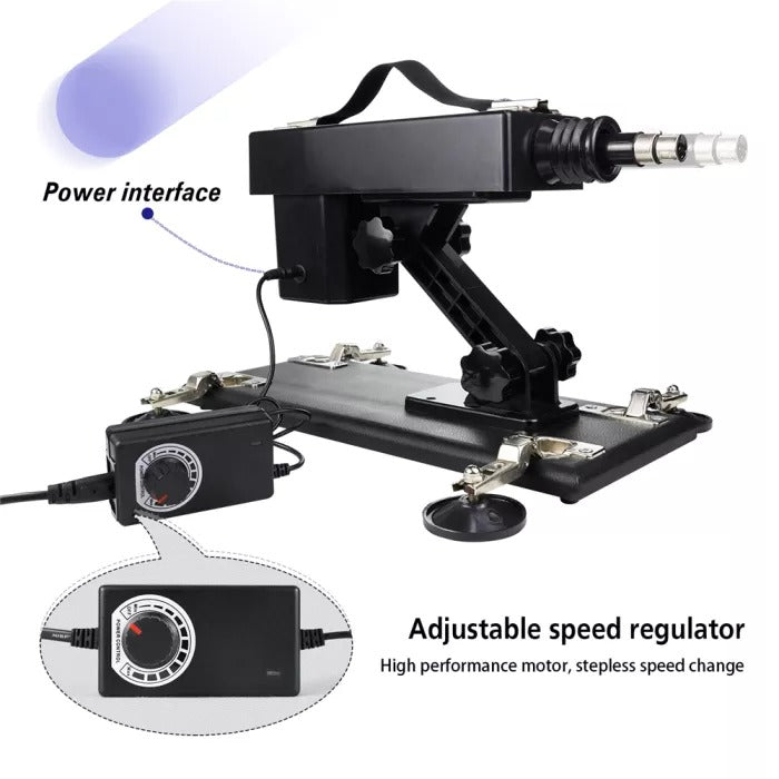 Buyging™ Automatic Sex Machine Gun with Standard Dildo and Extension Tube