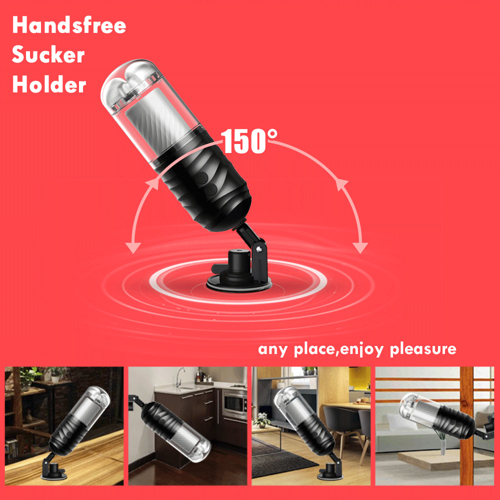 Automatic Telescopic Rotation Male Masturbation Cup