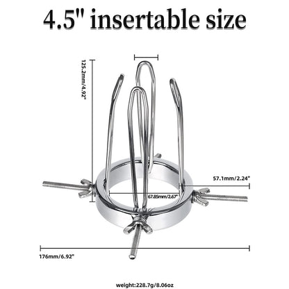 Anal Dilator Metal Anal ToySex Toy for Men and Women