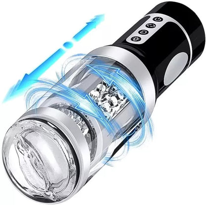 Automatic 3 Thrusting Rotating Oral Sex Masturbator Cup