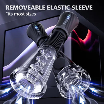 😍2025 Penis Enlargement Pump 💪 – 💥Triple stimulation with suction, vibration, and elasticity!💦