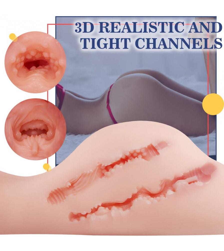 15'' 3D Realistic Pussy Ass Curve Sex Doll