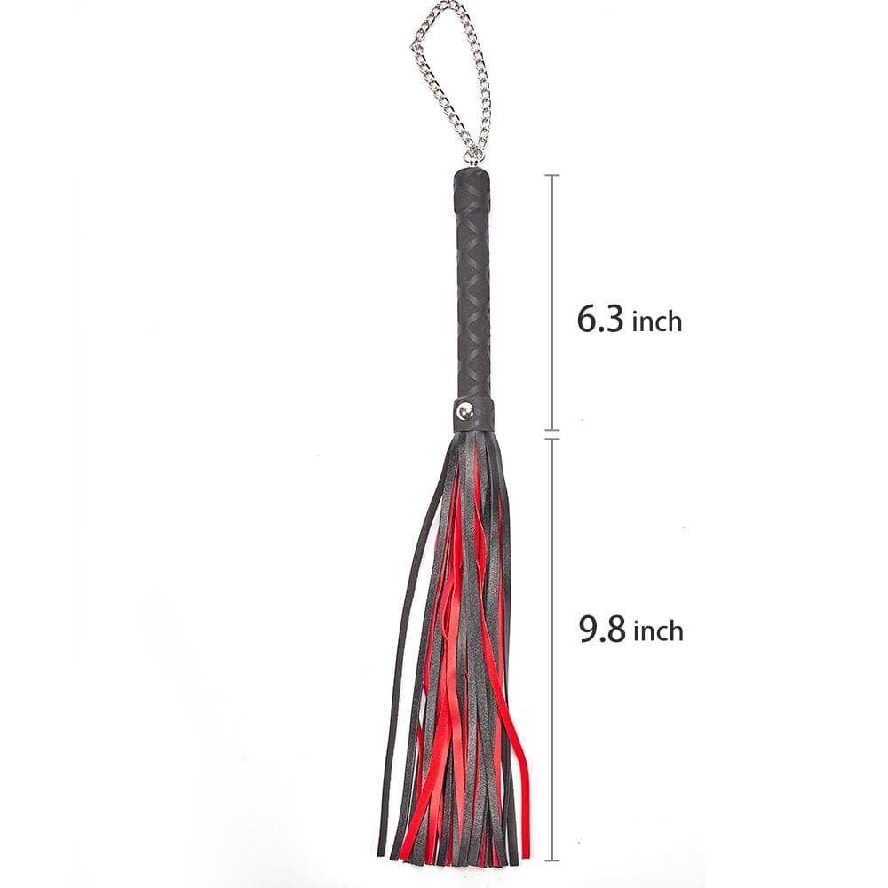 Black-Red Spanking Flirting Whip