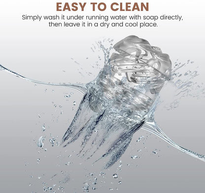 Portable Pleasure Stroker Open-Ended Detachable Pocket Pussy Male Masturbator Cup with Crystal Spiral Ribbed Tunnel,Blowjob Male Sex Toys for Men and Couples