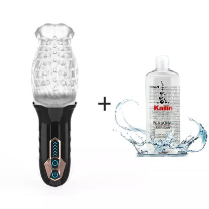 Sexoralab 360° Automatic Bare Sleeve 10 Vibrations 5 Modes Rotation Oral Sex Masturbator