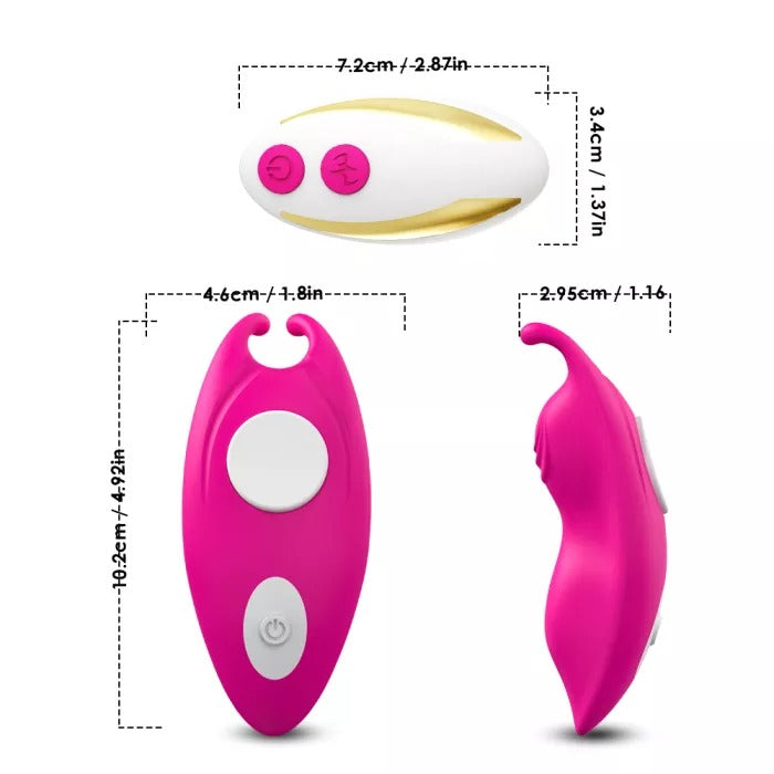 Magnetic remote control interactive vibrator