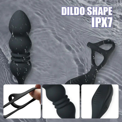 2024 New Dual-motor Powerful Thrusting Vibrating Anal Sex Toys