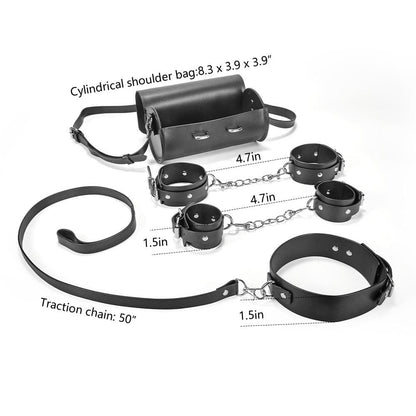 Neck Wrist Ankle Restraint Set