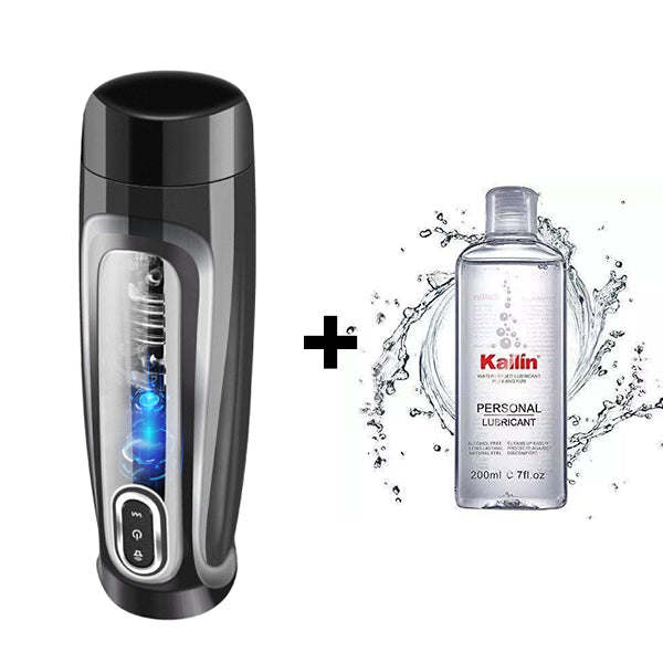 Hands-Free Male Masturbation Cup Automatic Rotating Telescoping