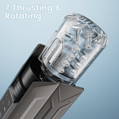 King -100% Waterproof 4 IN 1 Automatic Masturbation Cup for Men