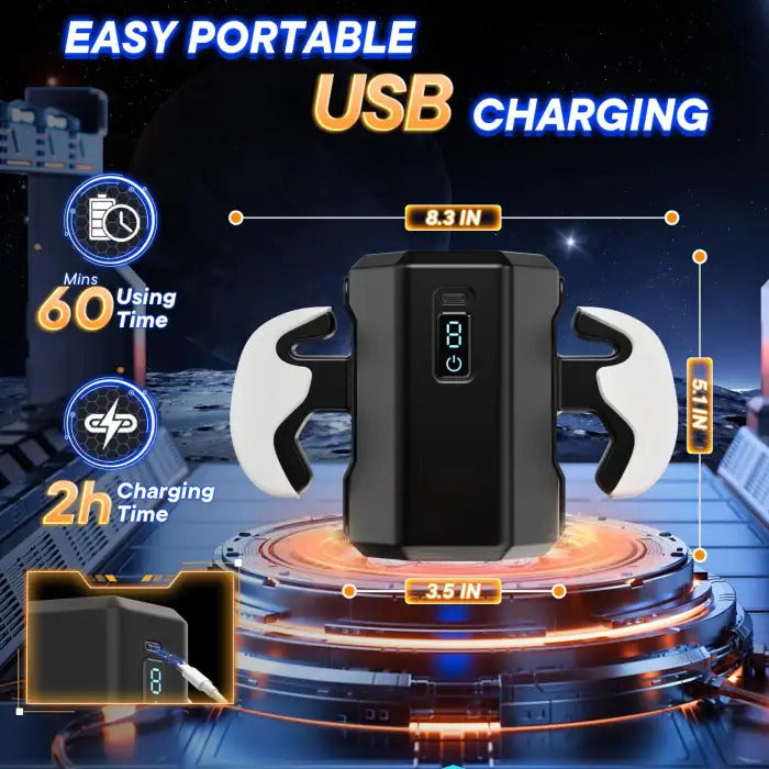 Sexoralab™ Handle Blowjob Machine 7 Thrusting Rotating Dual Opening