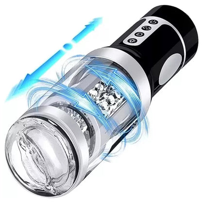 Automatic 3 Thrusting Rotating Oral Sex Masturbator Cup