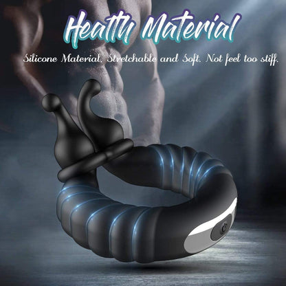 Perineum Massager | Vibrating Dual Penis Ring