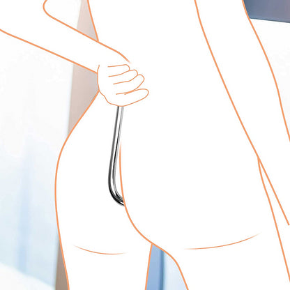 Sexoralab Stainless Steel Anal Hook With 3 Interchangeable Balls