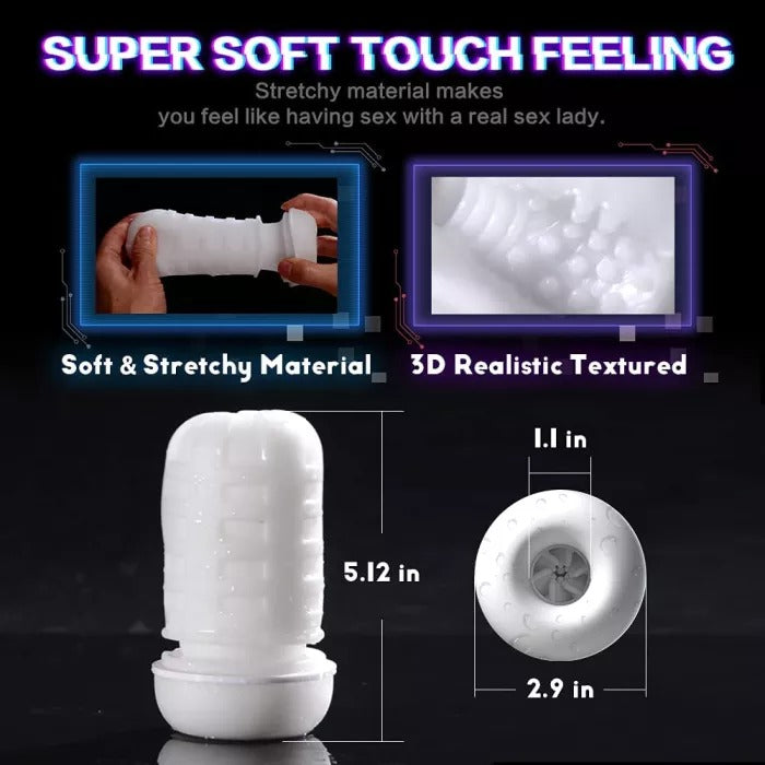 Automatic 6*4 Adjustable Modes Automatic Intelligent Masturbation Cup