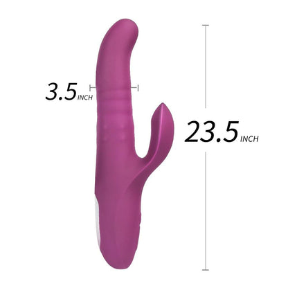 2-Motor Purple Telescopic Bead Vibrator