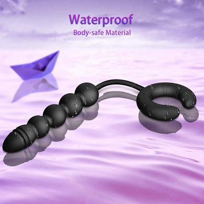 Black Ring Anal Beads