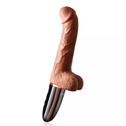 JEUSN Heating 10 Vibrating Telescoping Realistic Dildo