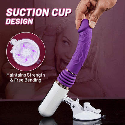 Buyging™ 5 Thrusting 8 Vibrating Flexible Bending Dildo