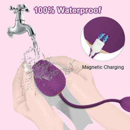 Rose Clit Sucker Vibrators for Women Powerful Clitoris Stimulator Vacuum Sucking Female Love Vibrating Egg Sex Toy for Adults 18