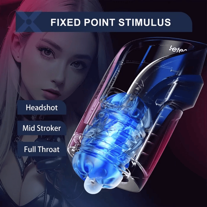 LETEN XT5 Auto Quickshot Stroker  Masturbator With 2 Sleeves 10 Modes & 10 Speeds