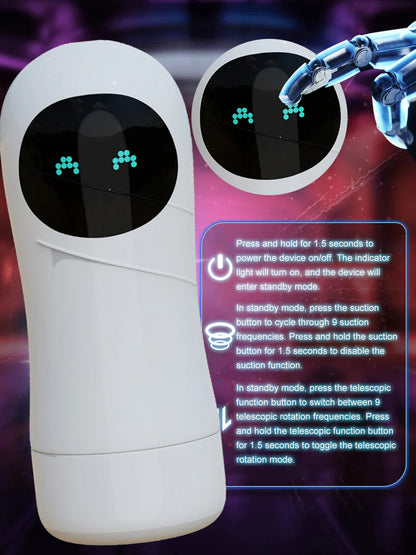 Electric Masturbator Man Cup Suction Massage Function Sex Toy Masturbating for Men Sex Toy for Men Pocket Pussy Masturbators Vibrator