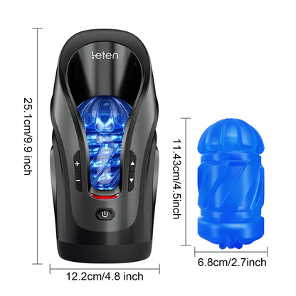 LETEN XT5 Auto Quickshot Stroker  Masturbator With 2 Sleeves 10 Modes & 10 Speeds