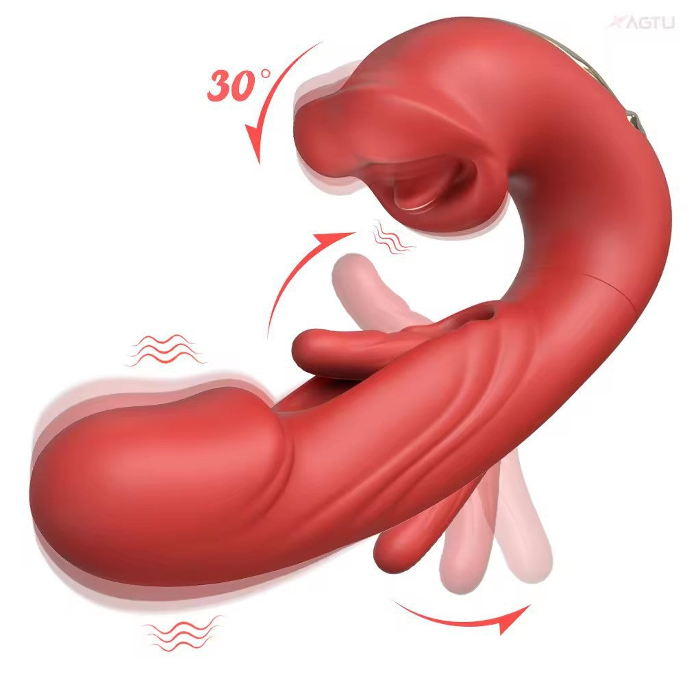 💥New on sale 2025 💞G-Spot Vibrator Female Sex Toy, featuring 7 slapping vibration modes and 5 licking/sucking modes.