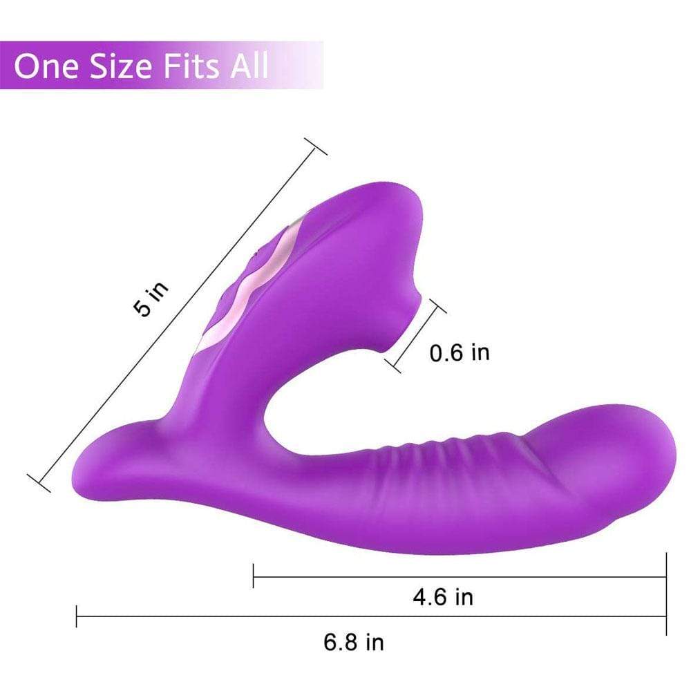 10 Vibrating 10 Sucking Modes Clitoris G Spot Stimulator