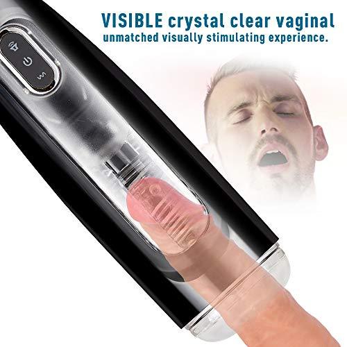 Hands-Free Male Masturbation Cup Automatic Rotating Telescoping