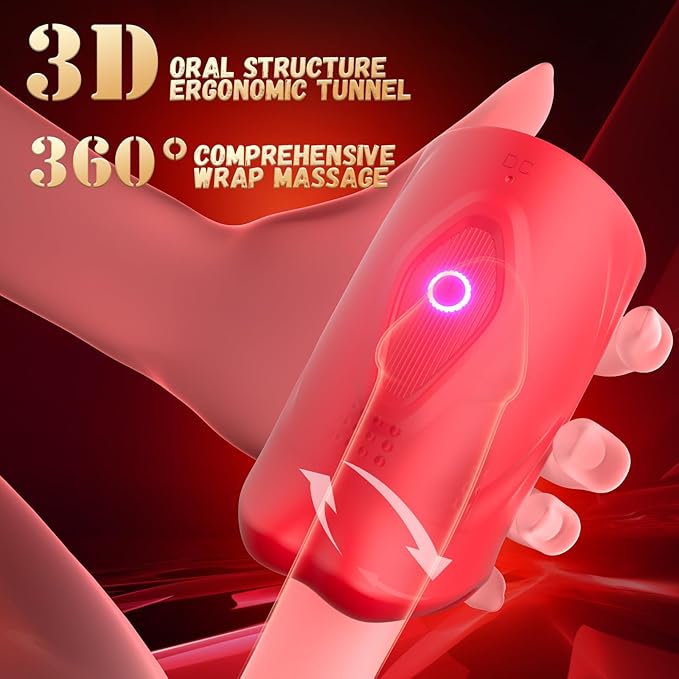 Sexoralab™ 2 IN1 Blowjob Machine Penis Extender for Prolong Endurance