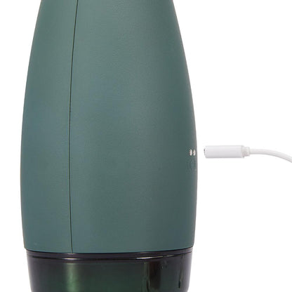 Dark-Green Bowling Ball Sucking Vibration Masturbation Cup