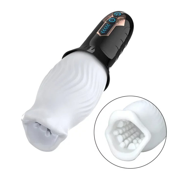 Sexoralab 360° Automatic Bare Sleeve 10 Vibrations 5 Modes Rotation Oral Sex Masturbator