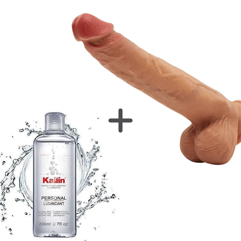 Buyging™ 10 Vibrating 6 Thrusting Thick and Lifelike Dildo 10.43 Inch