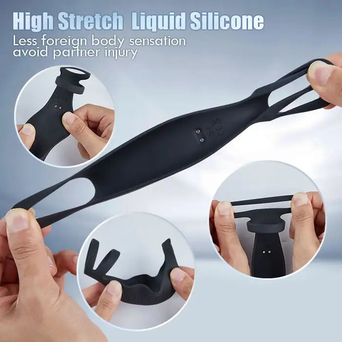 Sexoralab - Pleasure Fusion Pro 9 Vibration Modes Efficient&Flexible Cock Ring