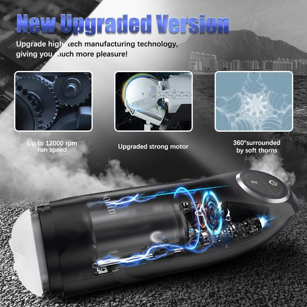 Eliza-Two Button Design Easy to Use Male Masturbator