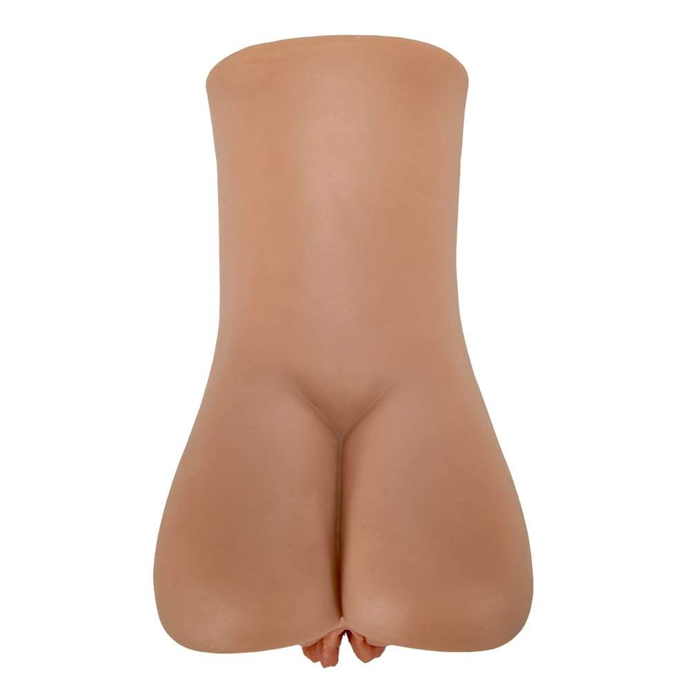 6.9 Wheat-Colored Lifelike Clitoris Big Labia Vagina Stroker