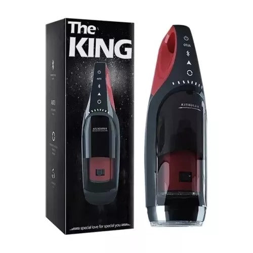 Sexoralab New Bluetooth-controlled automatic retractable THE KING rotating male masturbator