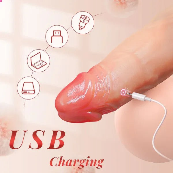 Buyging™ APP Controlled 9 Vibrating Penis Extender Sleeve With Cock Ring