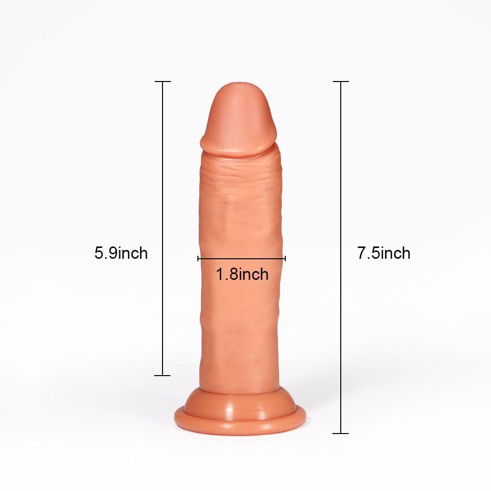 7.5  Realistic Foreskin Female Masturbation Dildo