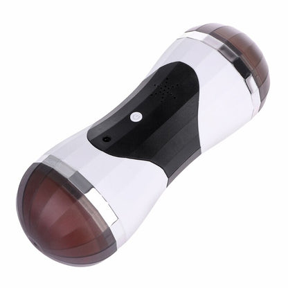 Male Masturbator Powerful Multi Modes Electric Masturbating Cup 2 in 1 Realistic Channel Pocket Sex Toy for Men