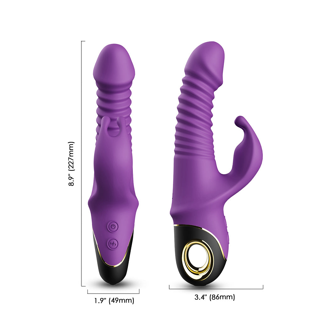 Sexoralab Rabbit Thrusting Dildo Vibrator