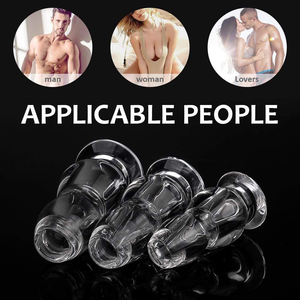 3PCs Transparent Anal Toys