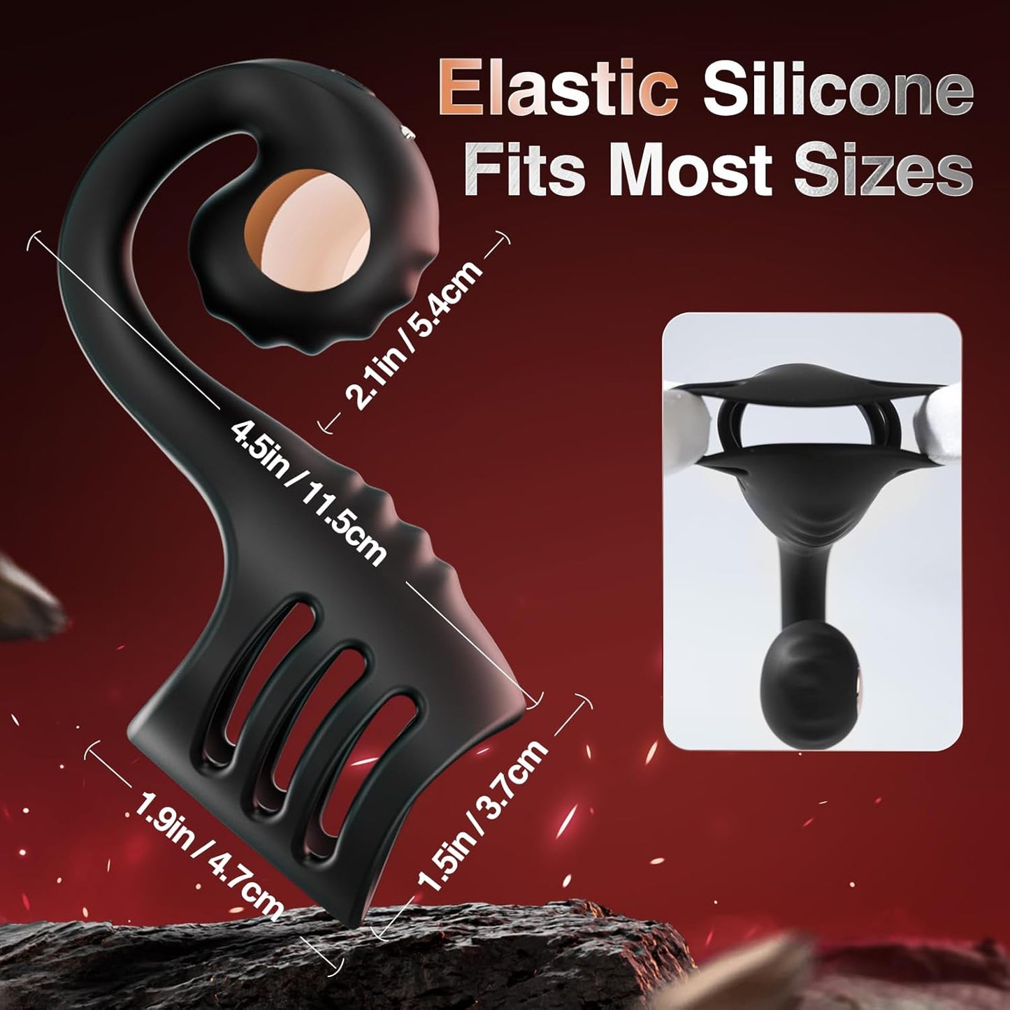 Sexoralab™Dual Motor 10 Modes Multi-Purpose Snail Male Penis Exerciser