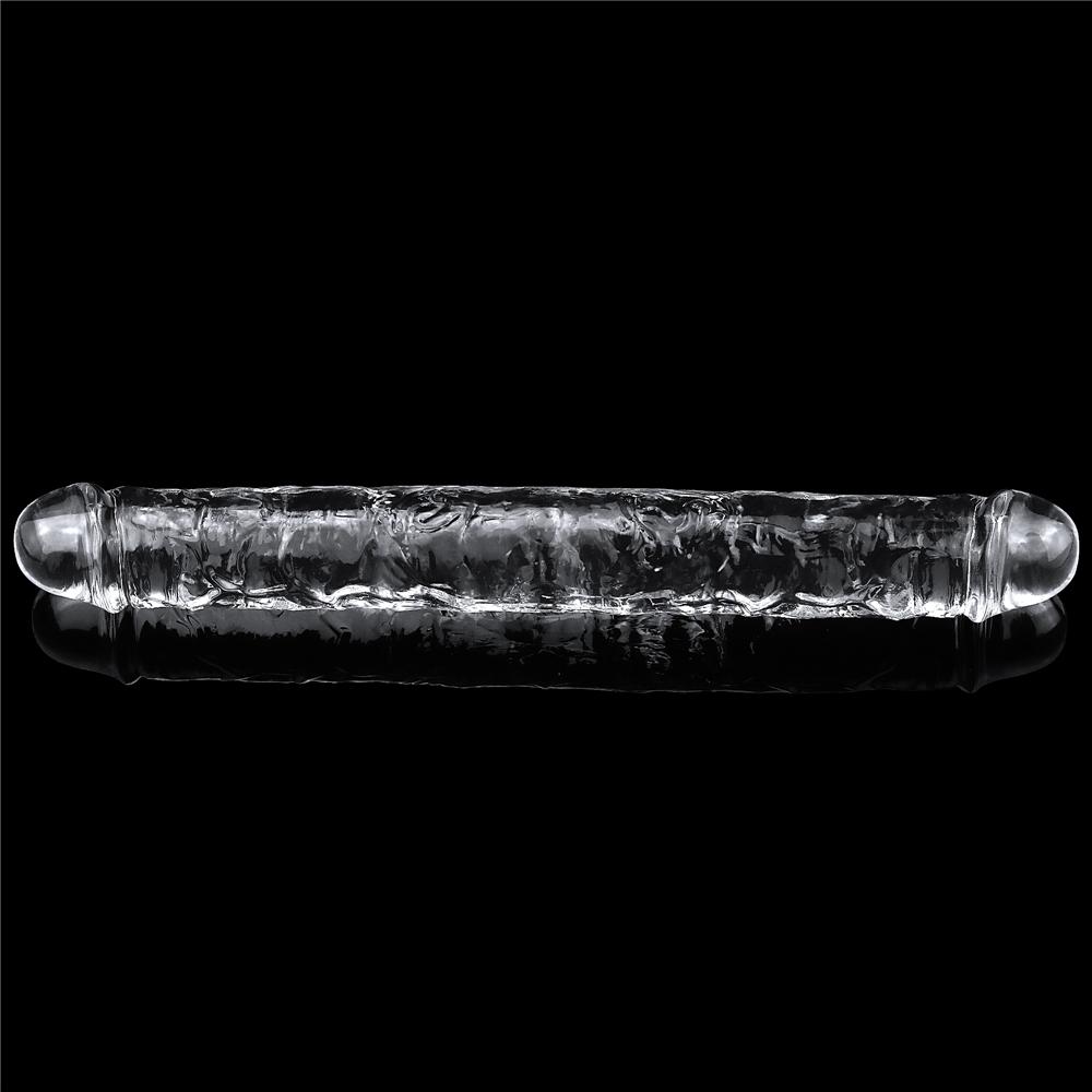 12 Inch Transparent Big Double Head Dildo