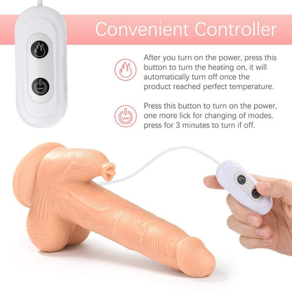 9.8 Inch Simulation Vibrating Dildo