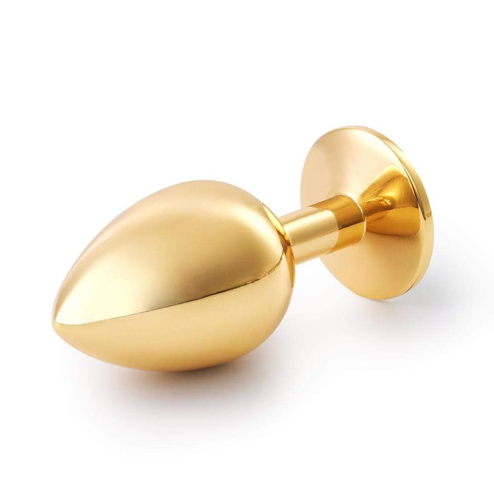 3.9 Golden Metal Gem Anal Plug