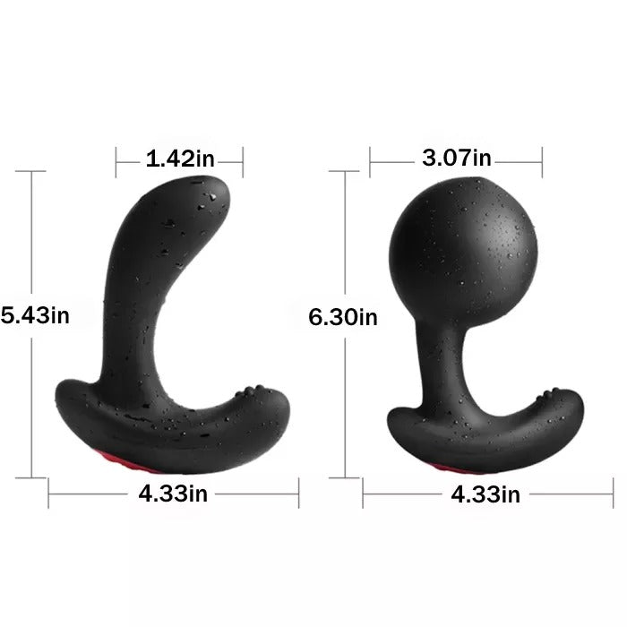 Sexoralab™Inflatable Butt Plug Vibrator Wireless Remote Control Male Prostate Massager