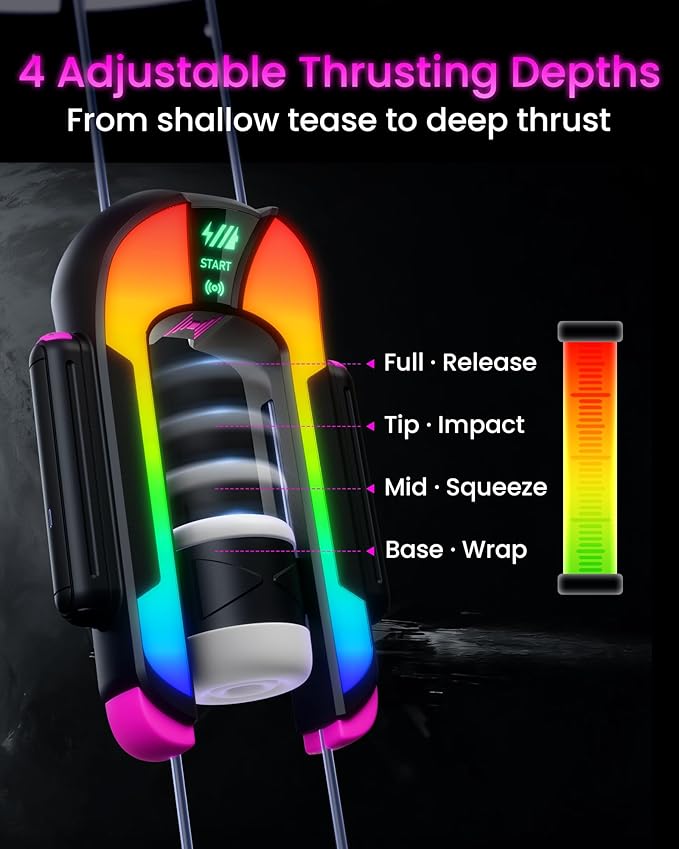 Interstellar Warship Male Masturbator with Advanced AI Interactive Technology